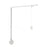 Kuzco Eloa 3" White Dimmable LED Trilo Wall Kit 3000K, Wht - TR1W-P89703-WH