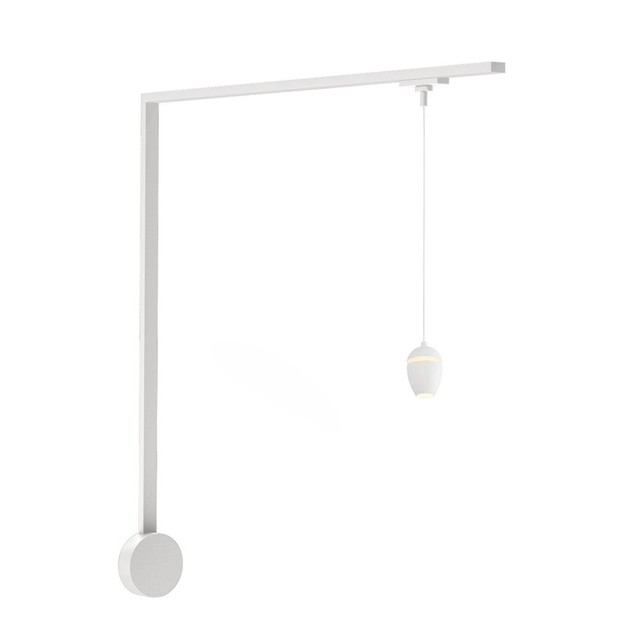 Kuzco Eloa 3" White Dimmable LED Trilo Wall Kit 3000K, Wht - TR1W-P89703-WH