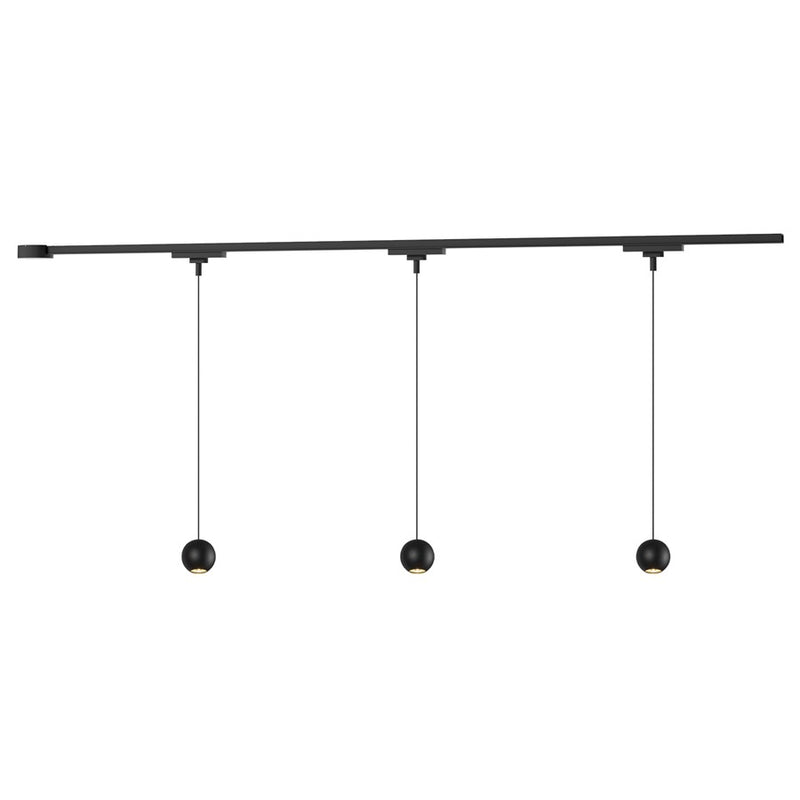 Kuzco Faria 38" Black Dimmable LED Trilo Ceiling Kit, Blk - TR3C-P26903-BK
