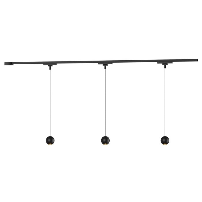 Kuzco Faria 38" Black Dimmable LED Trilo Ceiling Kit, Blk - TR3C-P26903-BK