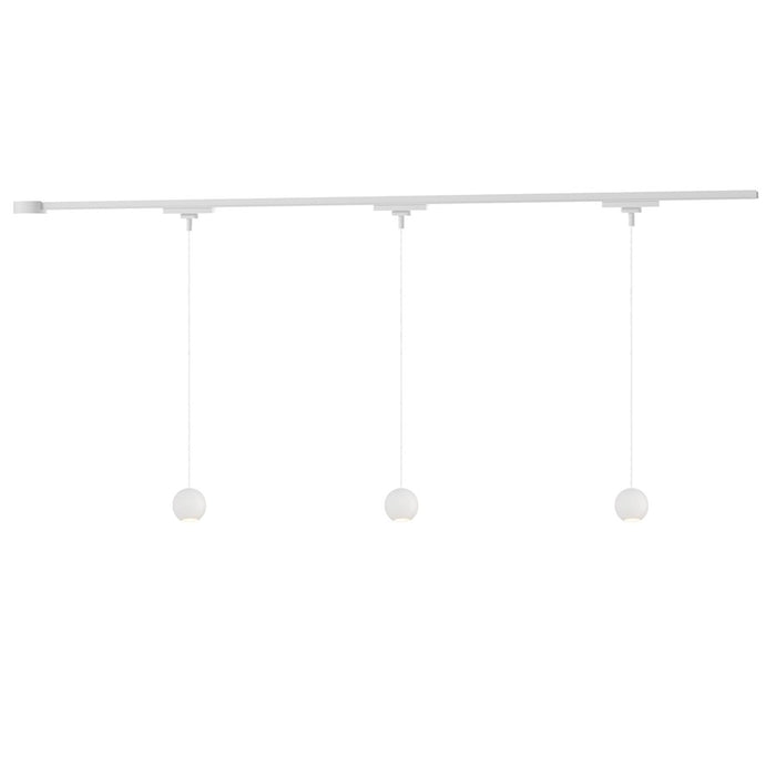Kuzco Faria 38" White Dimmable LED Trilo Ceiling Kit, Wht - TR3C-P26903-WH