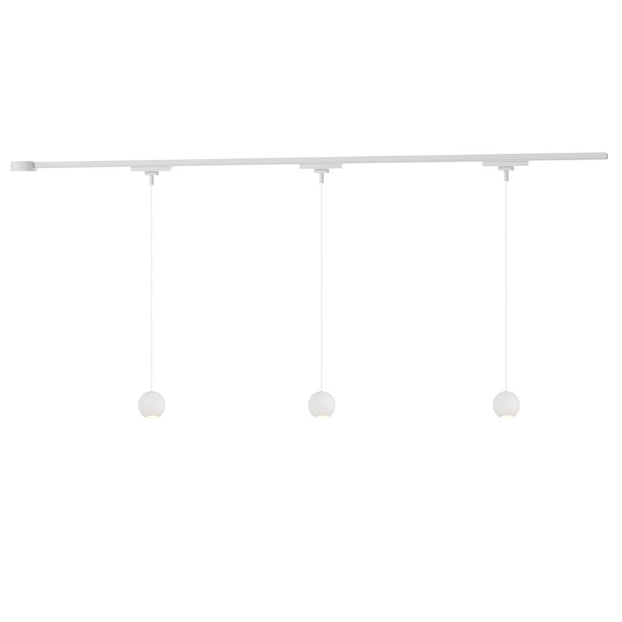 Kuzco Faria 38" White Dimmable LED Trilo Ceiling Kit, Wht - TR3C-P26903-WH