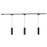 Kuzco Remuda 81" Black Dimmable LED Trilo Ceiling Kit 3000K - TR3C-P71602-BK