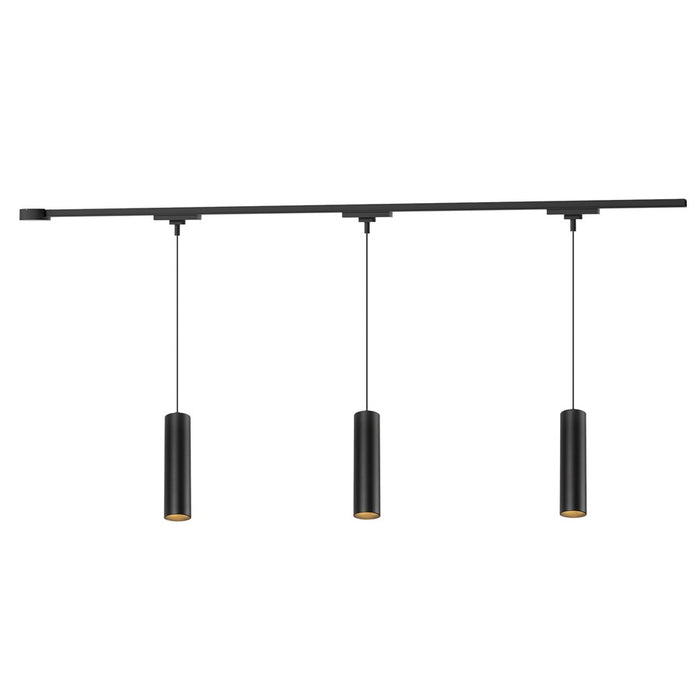 Kuzco Remuda 81" Black Dimmable LED Trilo Ceiling Kit 3000K - TR3C-P71602-BK
