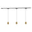 Kuzco Eloa 38" Gold Dim LED Trilo Ceiling Kit 3000K, Gold - TR3C-P89703-BG