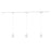 Kuzco Eloa 38" White Dimmable LED Trilo Ceiling Kit 3000K, Wht - TR3C-P89703-WH