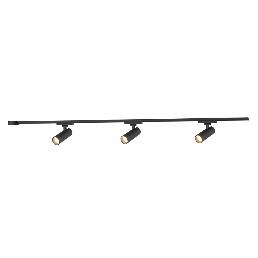 Kuzco Paolo 81" x 5" Dimmable LED Trilo Ceiling Kit 3000K, Blk - TR3C-S25925-BK
