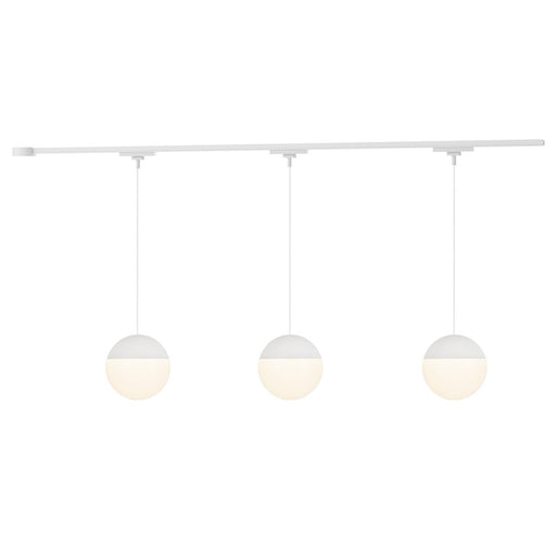 Kuzco Monae 81" White Dimmable LED Trilo Ceiling Kit 4000K, WH - TR3C4-P11707-WH