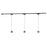 Kuzco Faria 38" Gold Dim LED Trilo Ceiling Kit 4000K, Gold - TR3C4-P26903-BG
