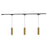 Kuzco Remuda 81" Gold Dim LED Trilo Ceiling Kit 4000K - TR3C4-P71602-BG