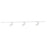 Kuzco Paolo 81" x 5" Dimmable LED Trilo Ceiling Kit 4000K, Wht - TR3C4-S25925-WH
