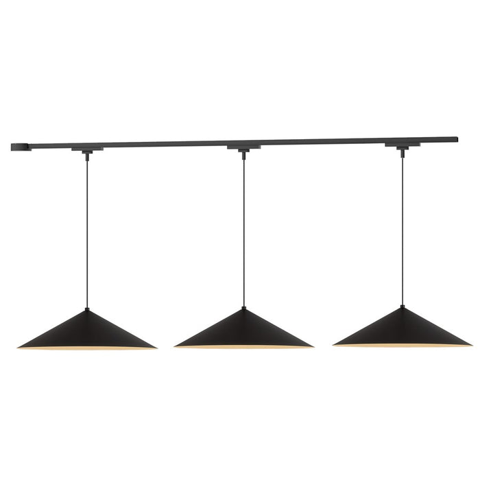 Kuzco Luiz 81" Black Dimmable LED Trilo Ceiling Kit, Blk - TR3L-P73915-BK