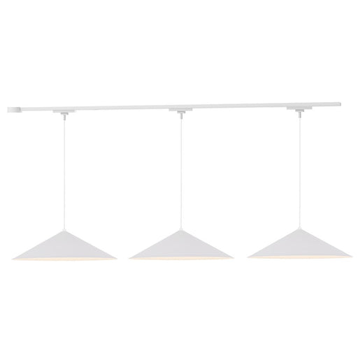 Kuzco Luiz 81" White Dimmable LED Trilo Ceiling Kit, Wht - TR3L-P73915-WH