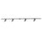 Kuzco Paolo 81" Blk Dim LED Trilo Ceiling Kit 3000K, Blk - TR4C-S25914-BK