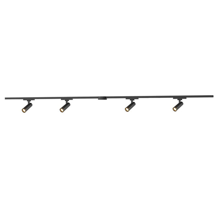 Kuzco Paolo 81" Blk Dim LED Trilo Ceiling Kit 3000K, Blk - TR4C-S25914-BK