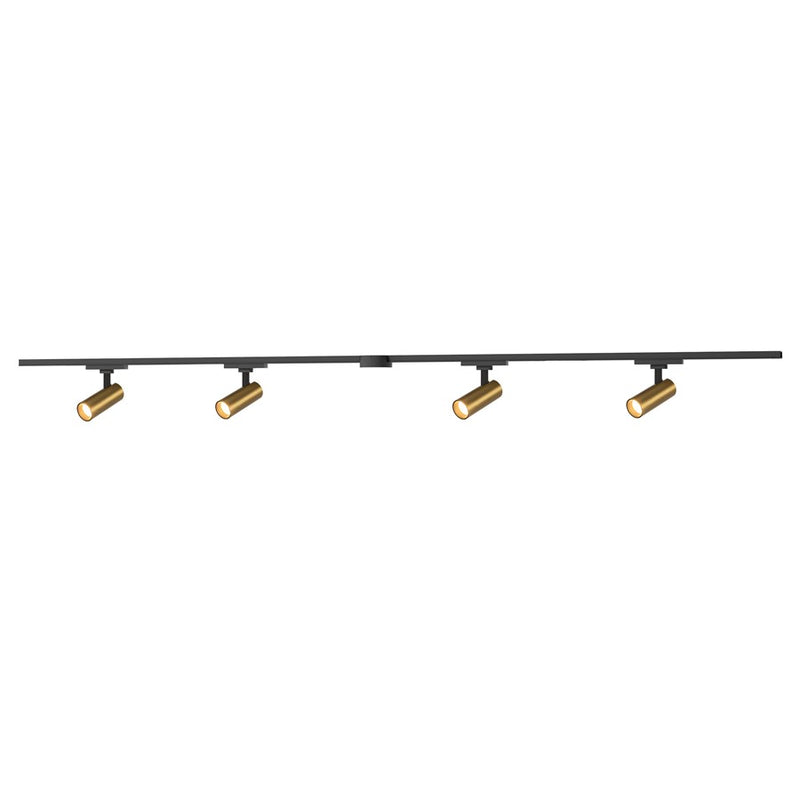 Kuzco Paolo 81" x 5" Dimmable LED Trilo Ceiling Kit 3000K, Gold - TR4C-S25925-BG