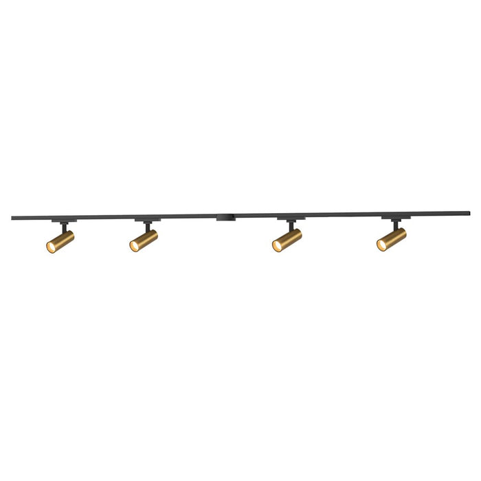 Kuzco Paolo 81" x 5" Dimmable LED Trilo Ceiling Kit 3000K, Gold - TR4C-S25925-BG