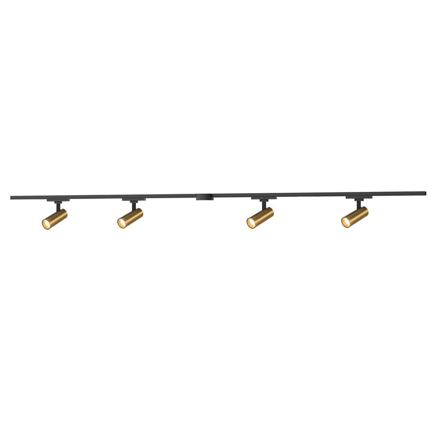 Kuzco Paolo 81" x 5" Dimmable LED Trilo Ceiling Kit 3000K, Gold - TR4C-S25925-BG
