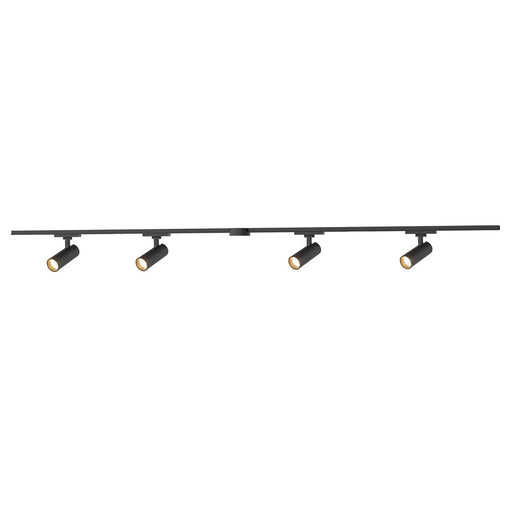 Kuzco Paolo 81" x 5" Dim LED Trilo Ceiling Kit 3000K, Blk - TR4C-S25925-BK