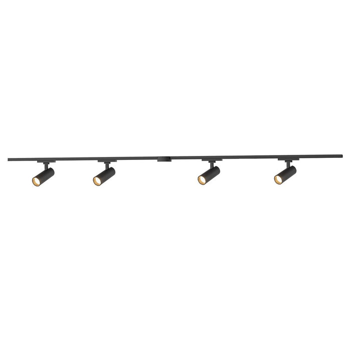 Kuzco Paolo 81" x 5" Dim LED Trilo Ceiling Kit 3000K, Blk - TR4C-S25925-BK