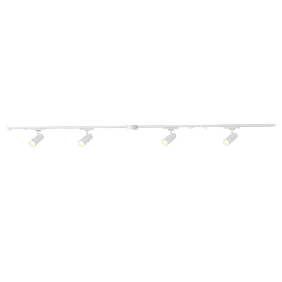 Kuzco Paolo 81" Wht Dim LED Trilo Ceiling Kit 4000K, Wht - TR4C4-S25914-WH
