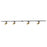 Kuzco Paolo 81" x 5" Gold Dim LED Trilo Ceiling Kit, Gold - TR4C4-S25925-BG