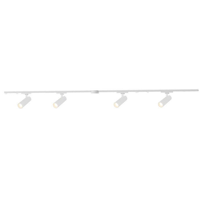 Kuzco Paolo 81" x 5" LED Trilo Ceiling Kit 4000K, Wht - TR4C4-S25925-WH