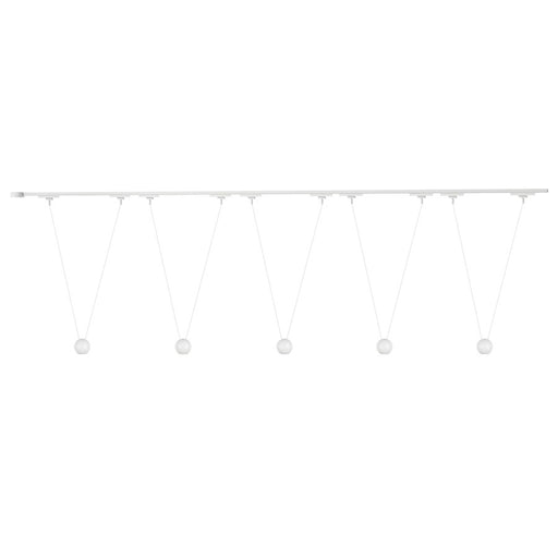 Kuzco Faria Dbl 81" Wht Dim LED Trilo Ceiling Kit 3000K, Wht - TR5C-P27203-WH