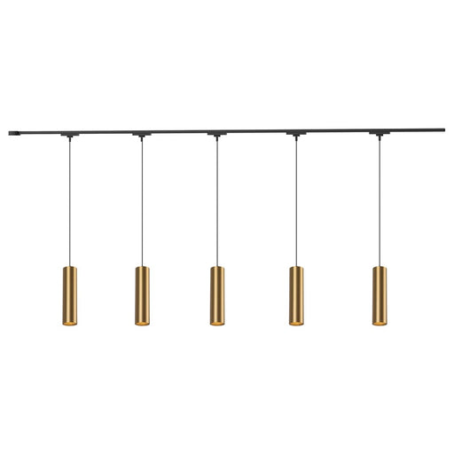 Kuzco Remuda 81" Gold Dim LED Trilo Ceiling Kit 3000K, Gold - TR5C-P71602-BG