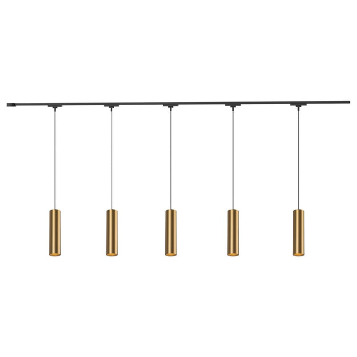 Kuzco Remuda 81" Gold Dim LED Trilo Ceiling Kit 3000K, Gold - TR5C-P71602-BG