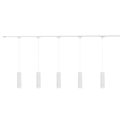 Kuzco Remuda 81" White Dimmable LED Trilo Ceiling Kit 3000K, WH - TR5C-P71602-WH