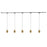 Kuzco Eloa 81" Gold Dim LED Trilo Ceiling Kit 3000K, Gold - TR5C-P89703-BG