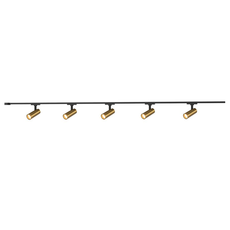 Kuzco Paolo 81" x 5" Gold Dim LED Trilo Ceiling Kit 3000K, Gold - TR5C-S25925-BG