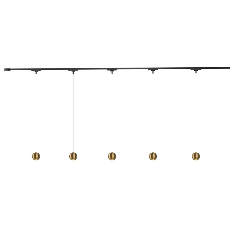 Kuzco Faria 81" Gold Dim LED Trilo Ceiling Kit 4000K, Gold - TR5C4-P26903-BG