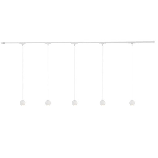 Kuzco Faria 81" White Dimmable LED Trilo Ceiling Kit 4000K, WH - TR5C4-P26903-WH