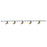 Kuzco Paolo 81" x 5" Dimmable LED Trilo Ceiling Kit 4000K, GD - TR5C4-S25925-BG