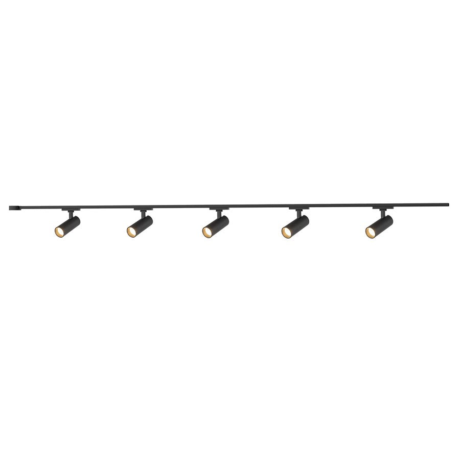 Kuzco Paolo 81" x 5" Blk Dim LED Trilo Ceiling Kit 4000K - TR5C4-S25925-BK