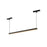 Kuzco Mira 22" Trilo Track Linear Pendant, Black - TRL28122-BK