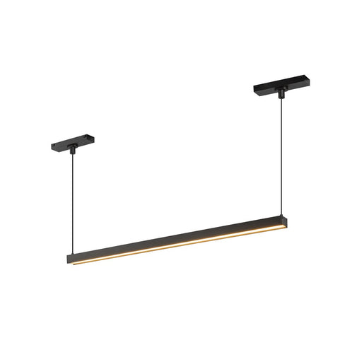 Kuzco Mira 22" Trilo Track Linear Pendant, 4000K, Black - TRL28122-BK-4K