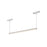 Kuzco Mira 22" Trilo Track Linear Pendant, 4000K, White - TRL28122-WH-4K
