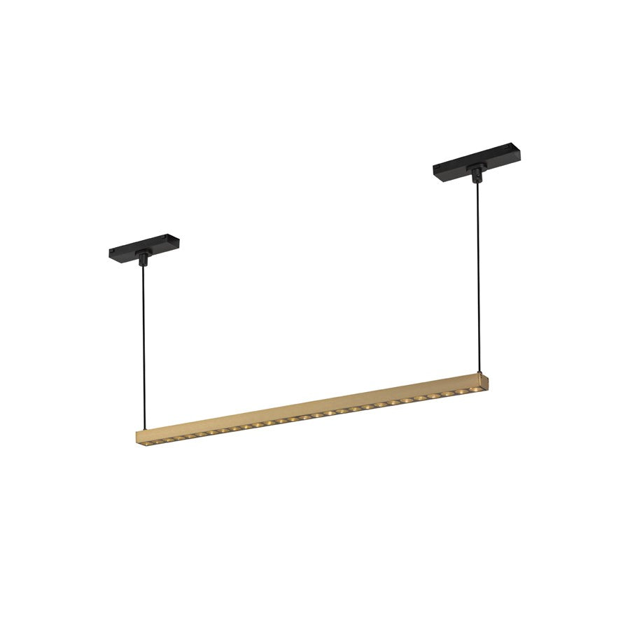 Kuzco Kyan 22" Trilo Track Linear Pendant, Brushed Gold - TRL29422-BG