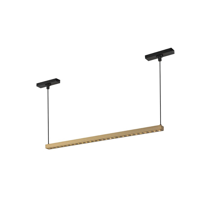 Kuzco Kyan 22" Trilo Track Linear Pendant, 4000K, Brushed Gold - TRL29422-BG-4K