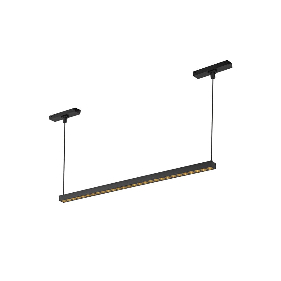 Kuzco Kyan 22" Trilo Track Linear Pendant, Black - TRL29422-BK