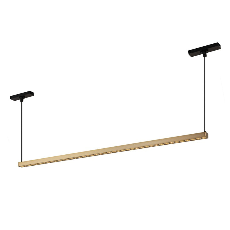 Kuzco Kyan 33" Trilo Track Linear Pendant, Brushed Gold - TRL29433-BG