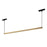 Kuzco Kyan 33" Trilo Track Linear Pendant, Brushed Gold - TRL29433-BG