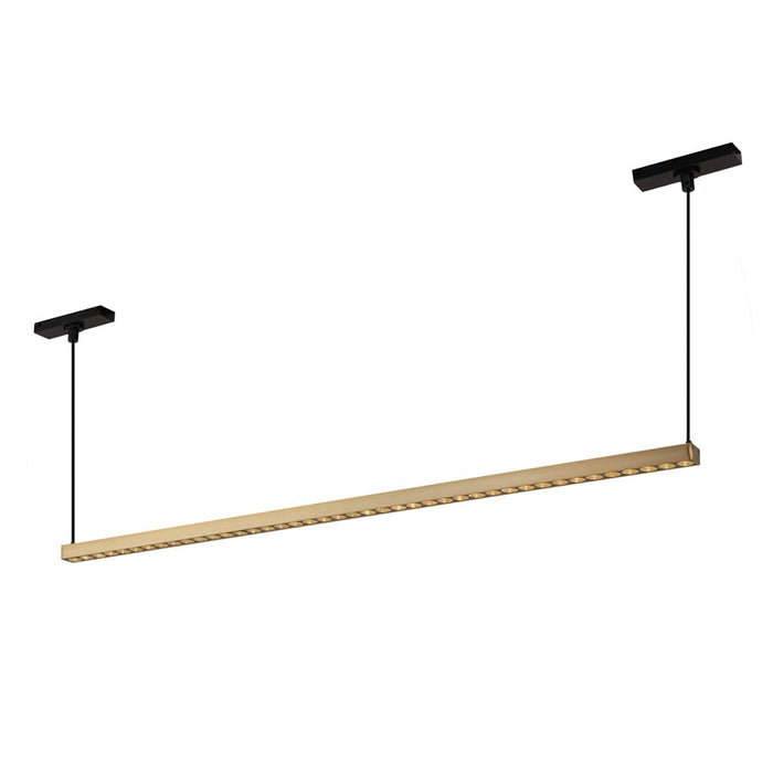Kuzco Kyan 33" Trilo Track Linear Pendant, Brushed Gold - TRL29433-BG