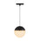 Kuzco Monae 7" Trilo Track Pendant, Black/Frosted Acrylic Shade - TRP11707-BK