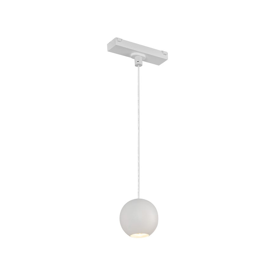 Kuzco Faria 3" Trilo Track Pendant, 4000K, White - TRP26903-WH-4K