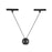 Kuzco Faria Double 3" Trilo Track Pendant, Black - TRP27203-BK