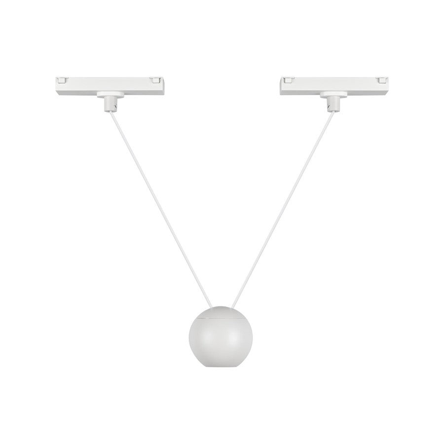 Kuzco Faria Double 3" Trilo Track Pendant, White - TRP27203-WH